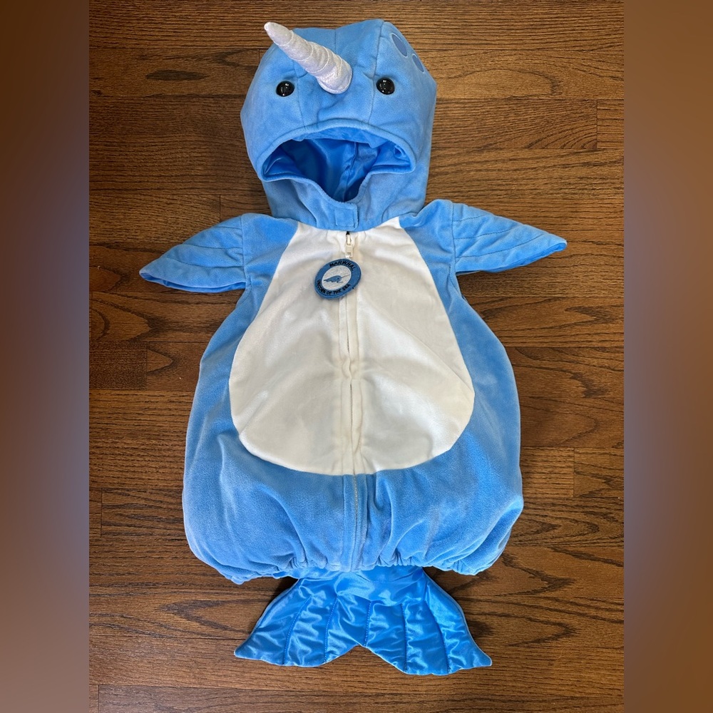 Blue Narwhal Baby Costume 24M